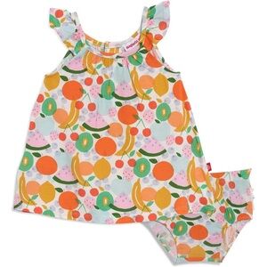 Magnetic Me Fruit of the Womb Dress and Bloomers Set Size 6-9M